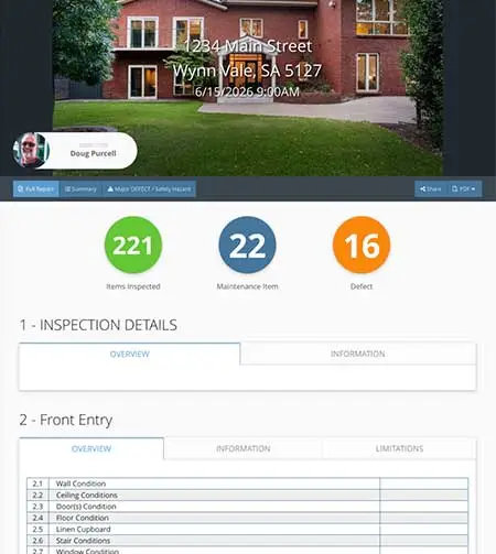 Inspection report
